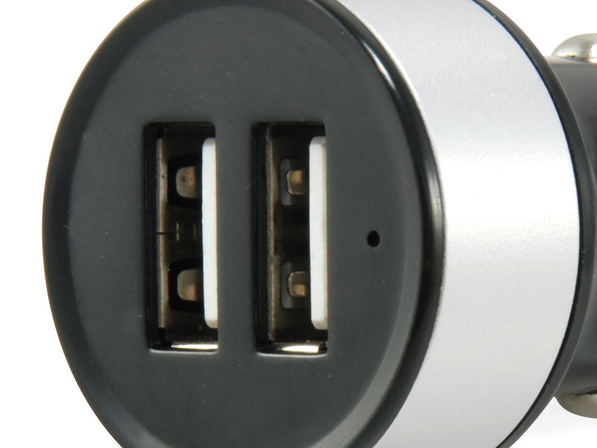 Cargador CONCEPTRONIC Coche 2xUSB 2.0 Negro (CUSBCAR2A)