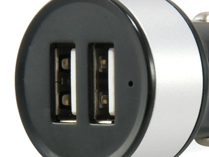 Cargador CONCEPTRONIC Coche 2xUSB 2.0 Negro (CUSBCAR2A)