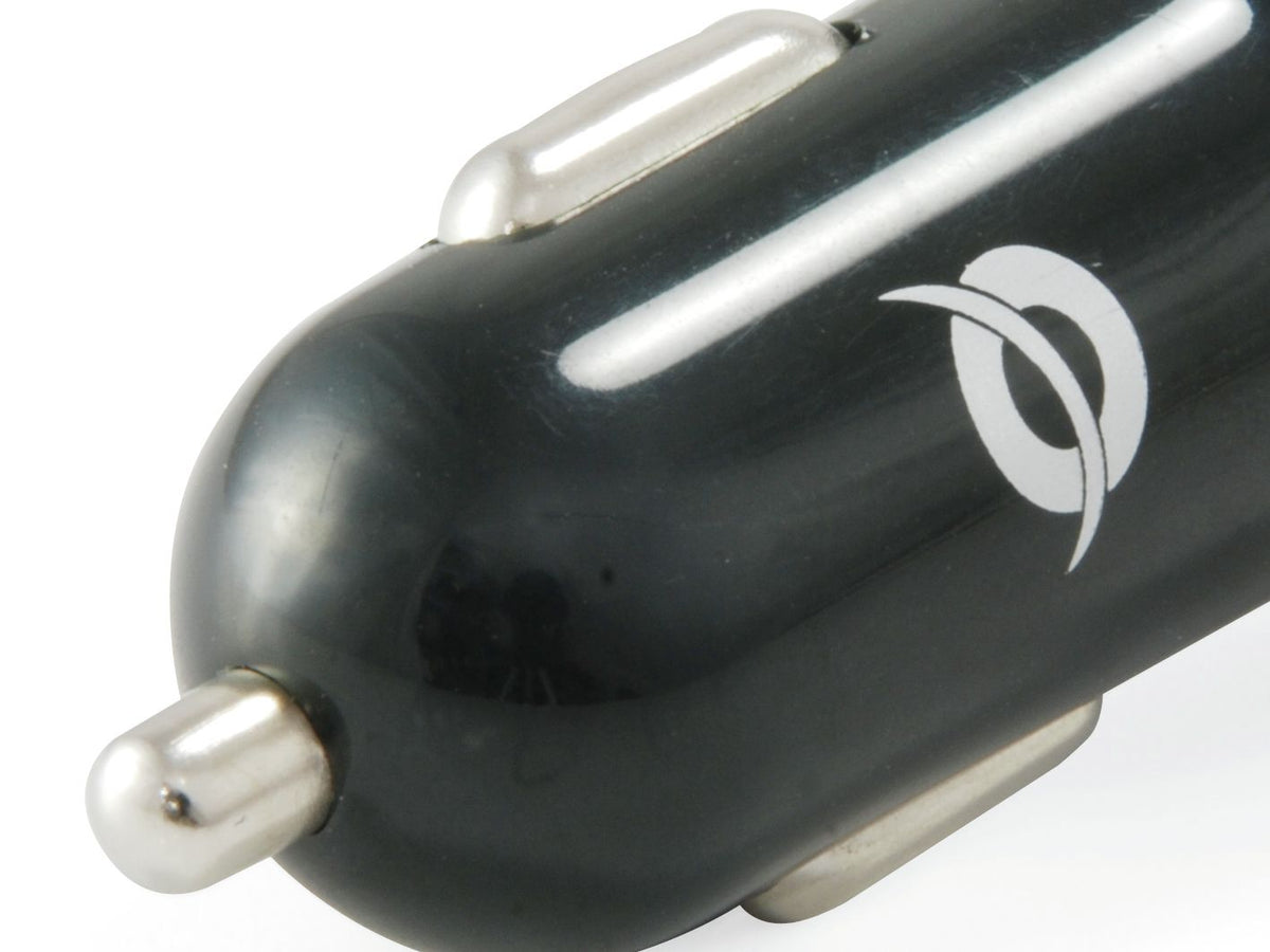 Cargador CONCEPTRONIC Coche 2xUSB 2.0 Negro (CUSBCAR2A)