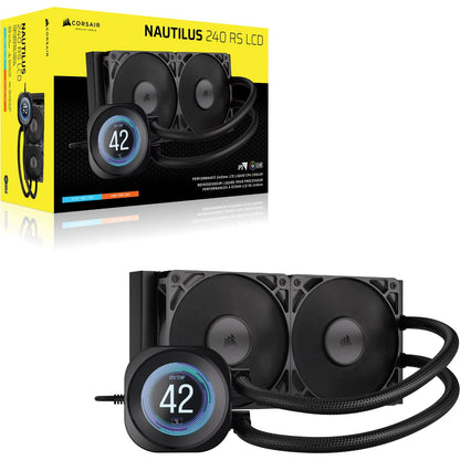 Ref. Líq. Corsair Nautilus 240 RS Negro (CW-9061031-WW)