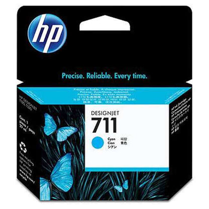 HP 711 Cyan Cartucho de Tinta Original - CZ130A. 29 ml