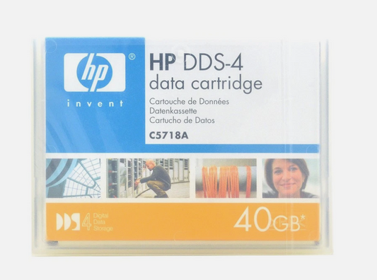 Cartucho de Datos HP DDS-4 40Gb Negro (C5718A)