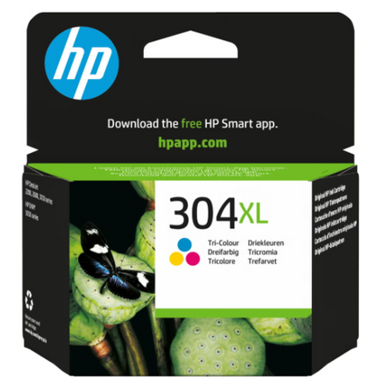 HP 302XL/304XL Cartucho de Tinta Negro Original - B7RT9AE/F6U68AE/N9K08AE