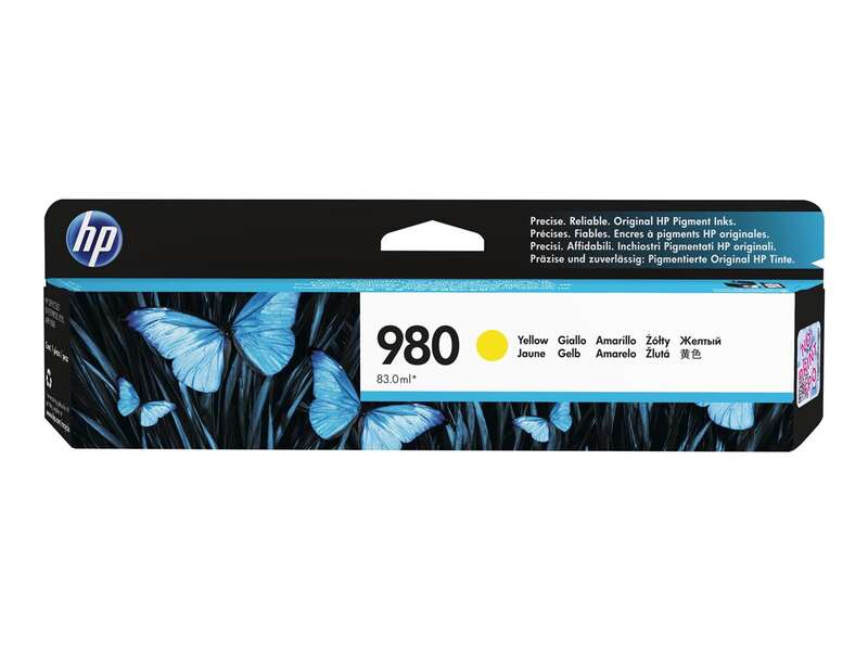 HP 980 Yellow Original Ink Cartridge - D8J09A