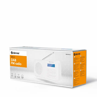 Radio DENVER Digital DAB/FM Blanca (DAB-42W)