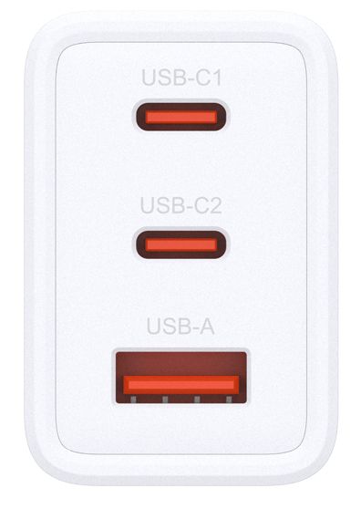Cargador D-Link GaN PD/QC 65W 1xUSB-A 2xUSB-C (DCP-651)