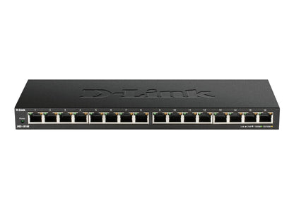 Switch D-Link 16xRJ45 Ethernet GbE Negro (DGS-1016S)