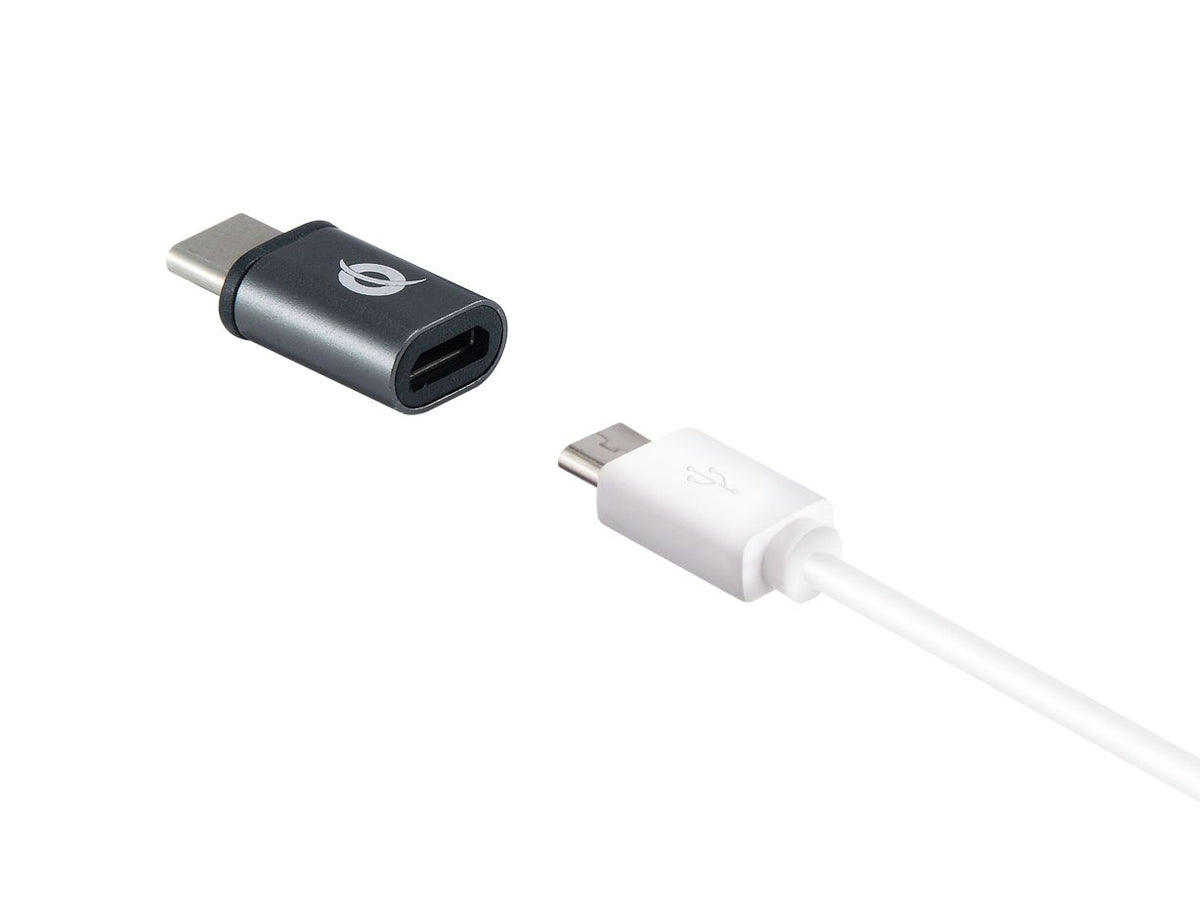 Adaptador CONCEPTRONIC USB-C a USB-A/mUSB 2Un (DONN04G)