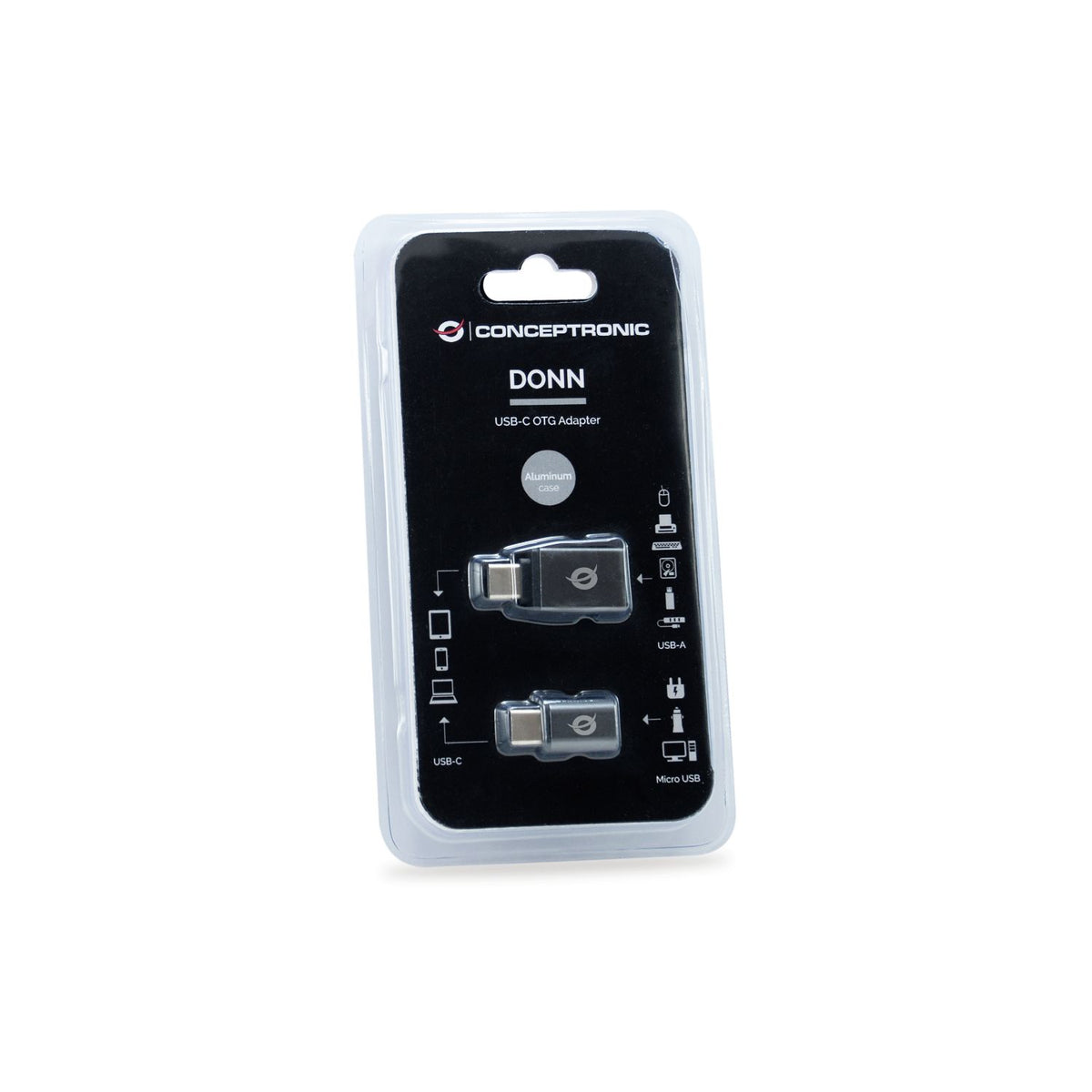 Adaptador CONCEPTRONIC USB-C a USB-A/mUSB 2Un (DONN04G)