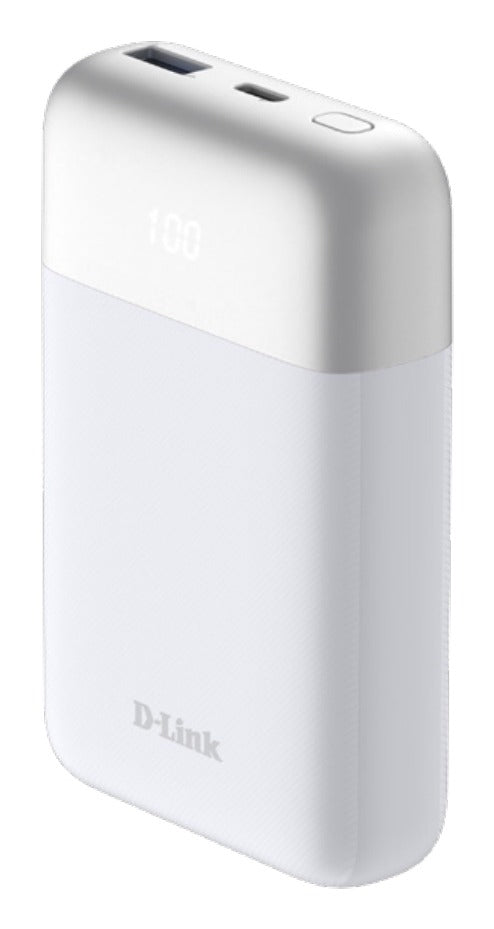 PowerBank D-Link 10000mAh USB-A/USB-C Blanco (DPP-101)