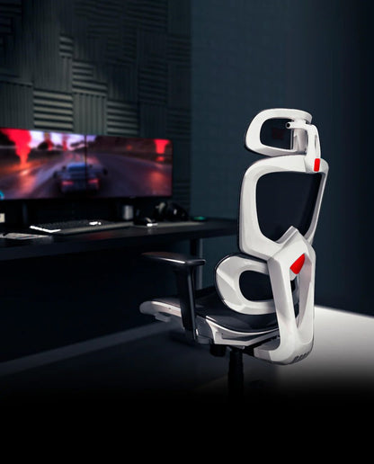 Silla Gaming Drift Ergonómica Negra/Blanca (DRAIR200)