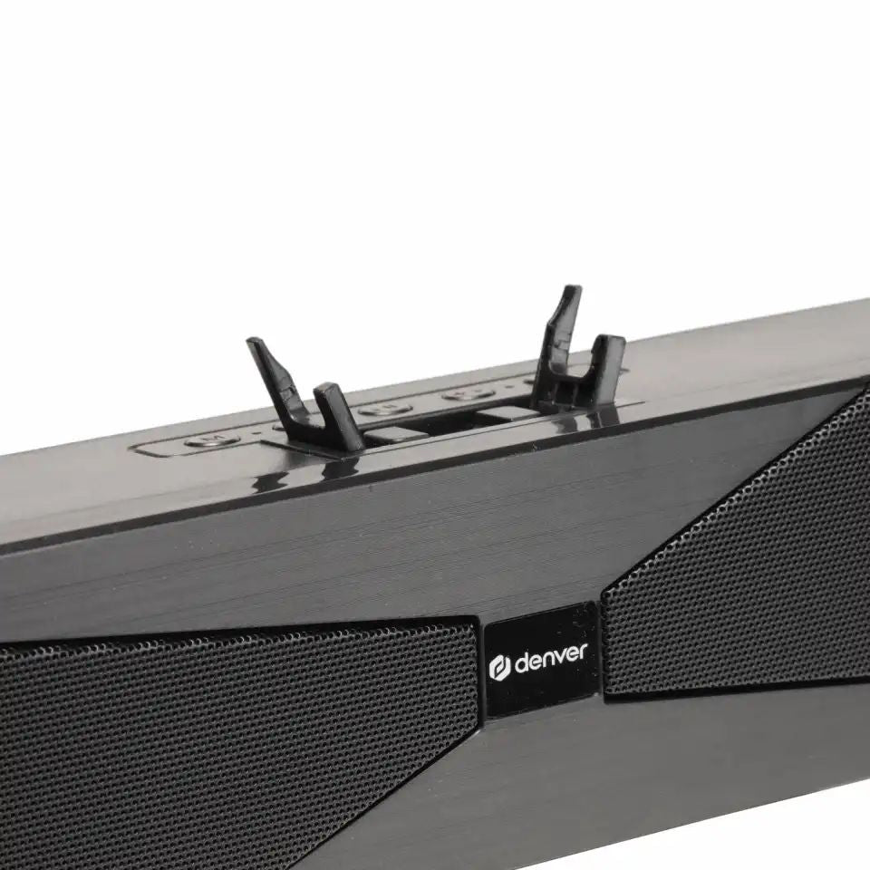 Barra de Sonido DENVER RMS 2x5W BT USB Negra (DSB-1011)