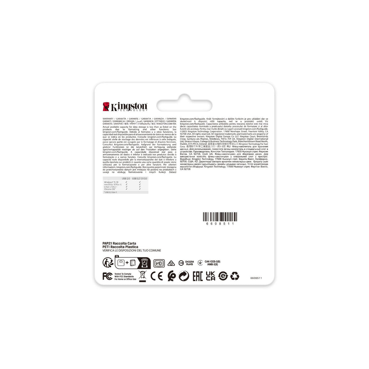 Pendrive Kingston SE9 G3 128Gb USB-A 3.0(DTSE9G3/128GB)