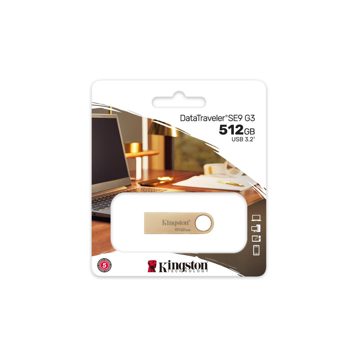 Pendrive Kingston SE9 G3 512Gb USB-A 3.0(DTSE9G3/512GB)
