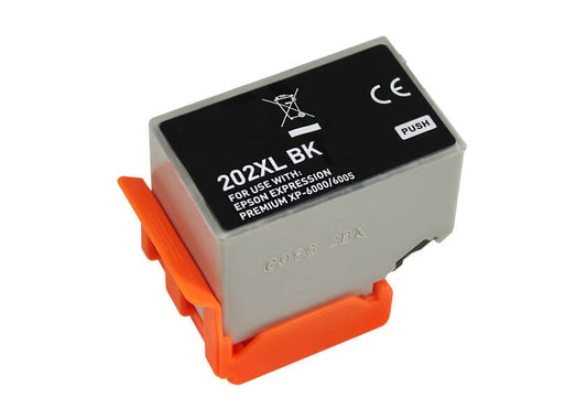 Epson 202XL Black Generic Ink Cartridge - Replaces C13T02G14010/C13T02E14010