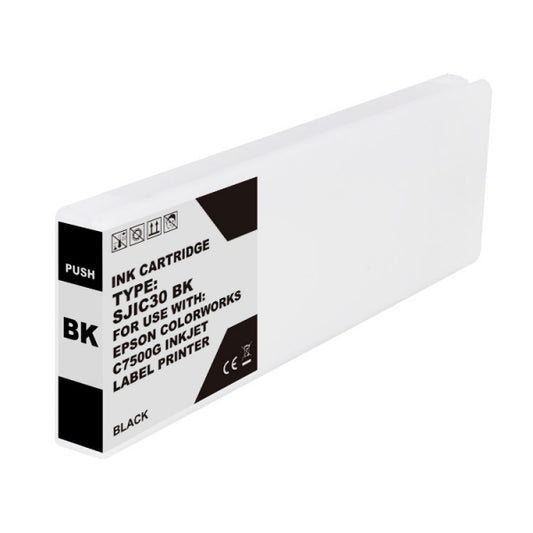 Epson SJIC30P Black Pigment Ink Cartridge Generic - Replaces C33S020639/SJIC30P(K)