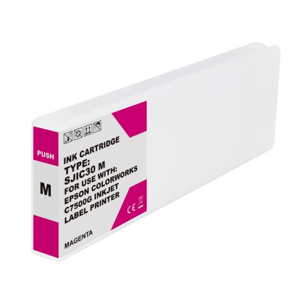 Epson SJIC30P Magenta Pigment Ink Cartridge Generic - Replaces C33S020641/SJIC30P(M)