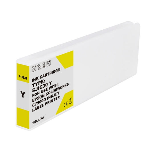 Epson SJIC30P Yellow Generic Pigment Ink Cartridge - Replaces C33S020642/SJIC30P(Y)