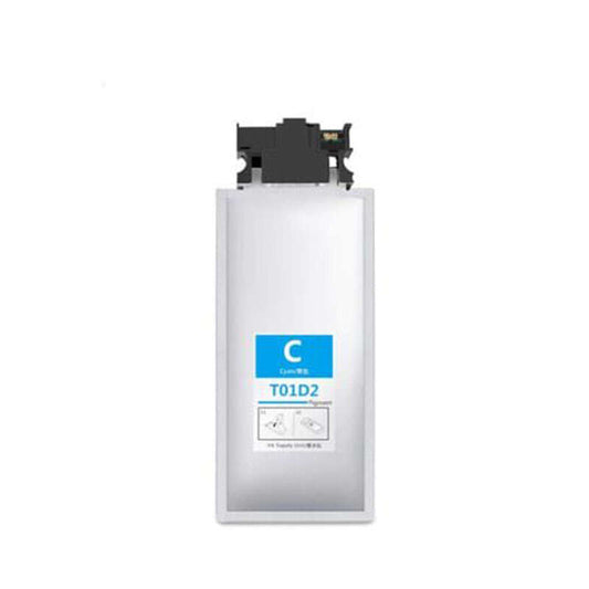 Epson T01D2/T01C2 Cyan Generic Pigmented Ink Cartridge - Replaces C13T01D200/C13T01C200