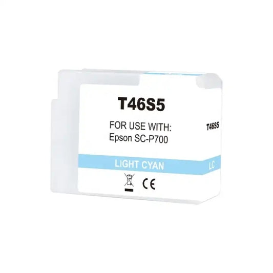 Epson T46S5 Cyan Light Pigment Ink Cartridge Generic - Replaces C13T46S500