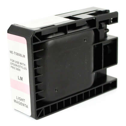 Epson T5806 Light Magenta Generic Pigment Ink Cartridge - Replaces C13T580600