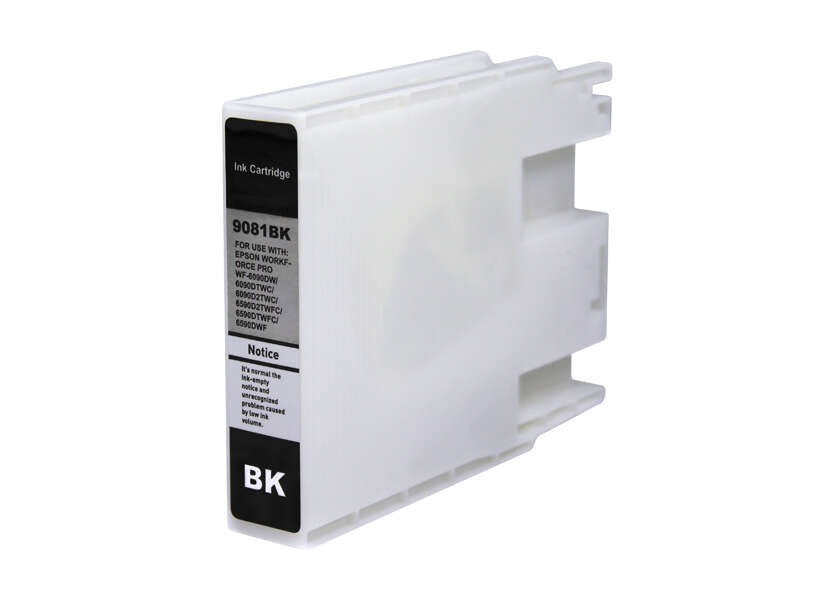 Epson T9081 Black Generic Pigment Ink Cartridge - Replaces C13T908140