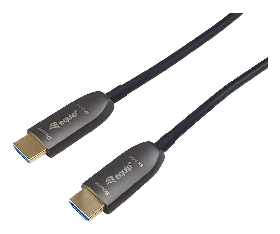 Cable EQUIP HDMI A 2.1/M 8K/60Hz 100m Negro (EQ119423)