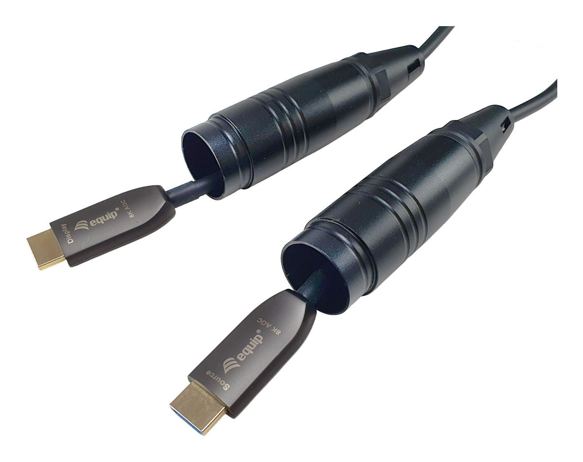 Cable EQUIP HDMI A 2.1/M 8K/60Hz 100m Negro (EQ119423)