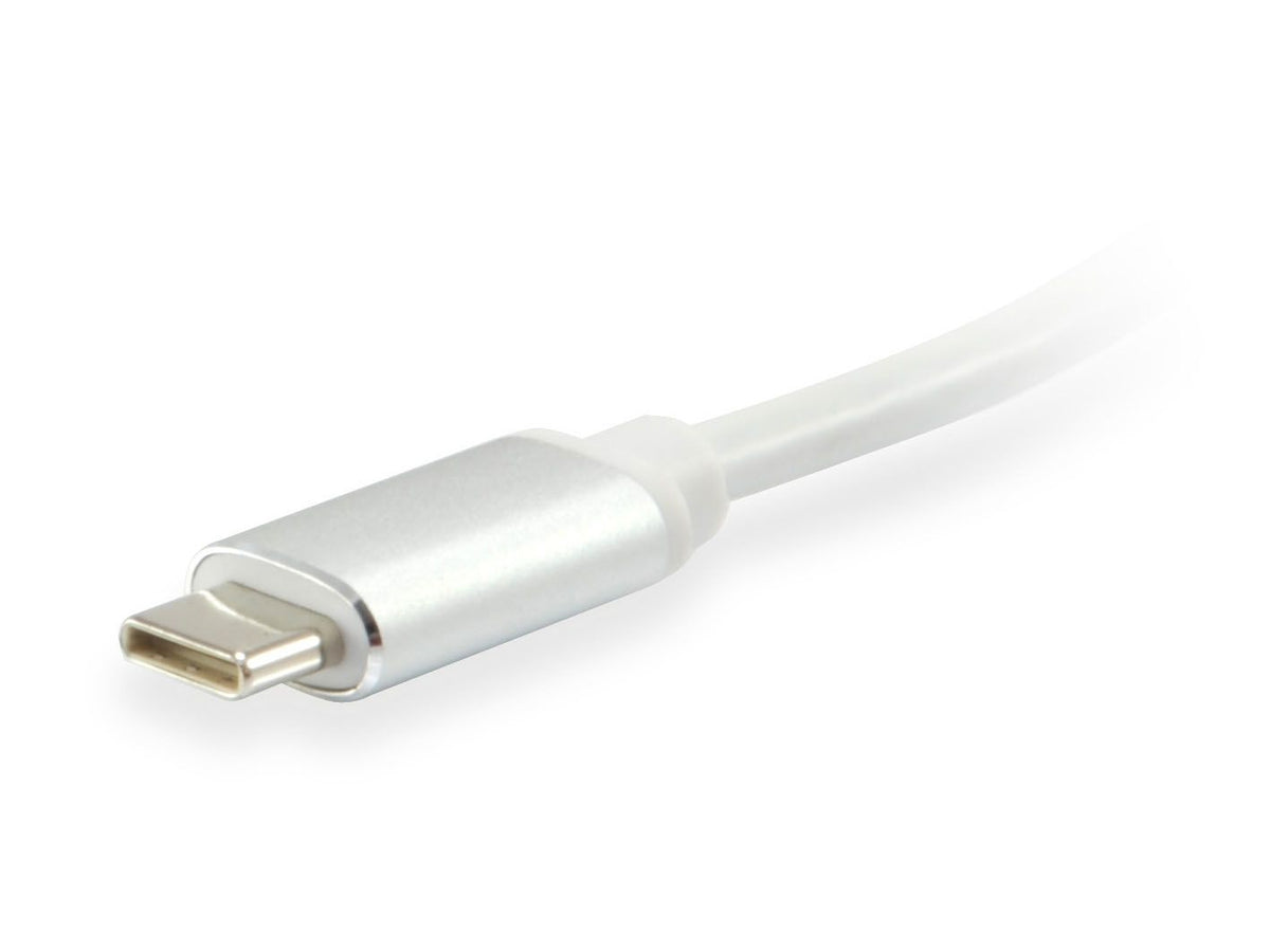 Cable EQUIP USB-C/M a HDMI/H 4K 15cm Blanco (EQ133452)