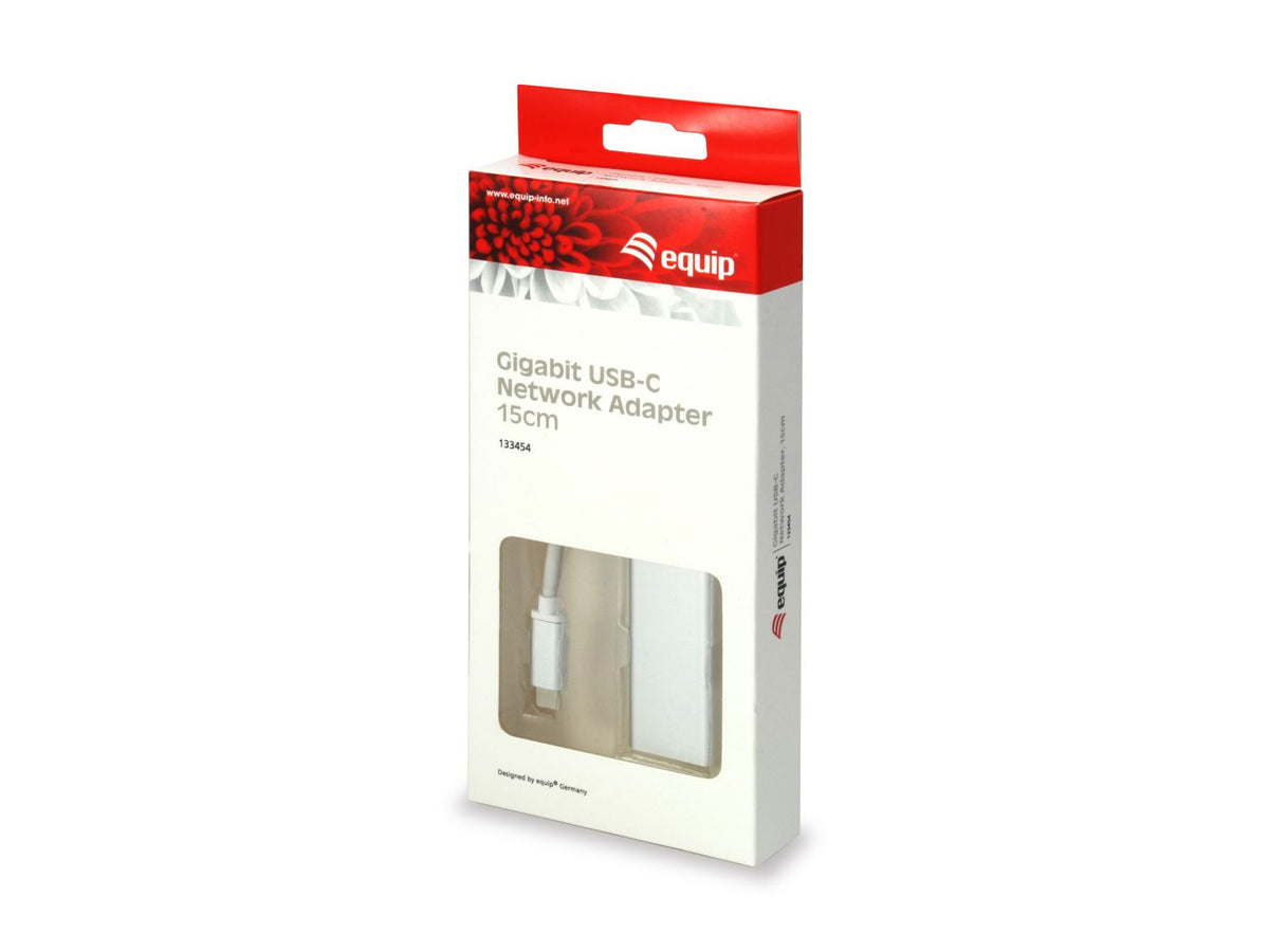 Cable EQUIP USB-C/M a RJ45 Gbit/H 15cm Blanco(EQ133454)