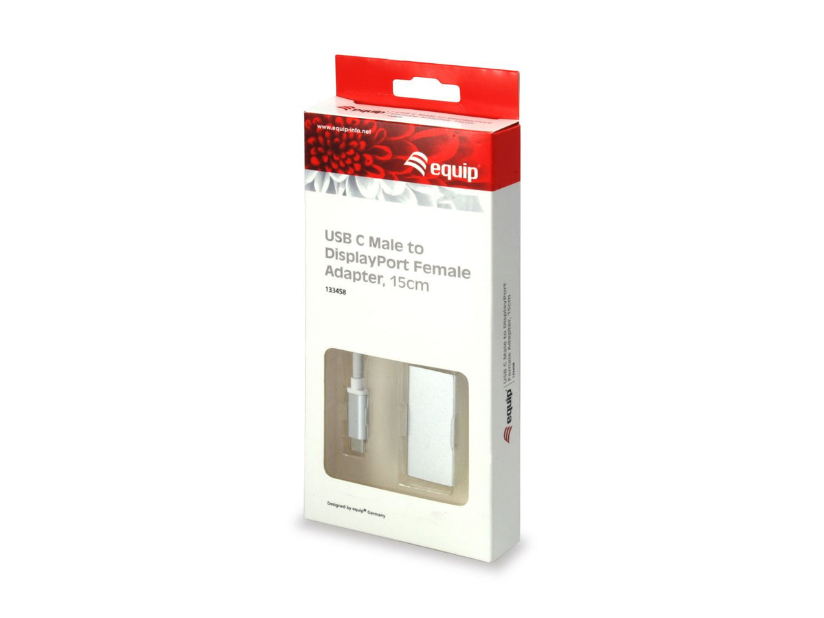 Cable EQUIP USB-C/M a DP/H 15cm Blanco (EQ133458)