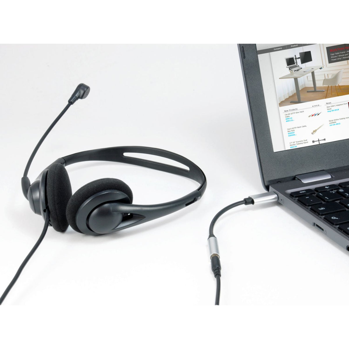 Adaptador EQUIP USB-C/M a 3.5mm/H 0.15m (EQ133474)