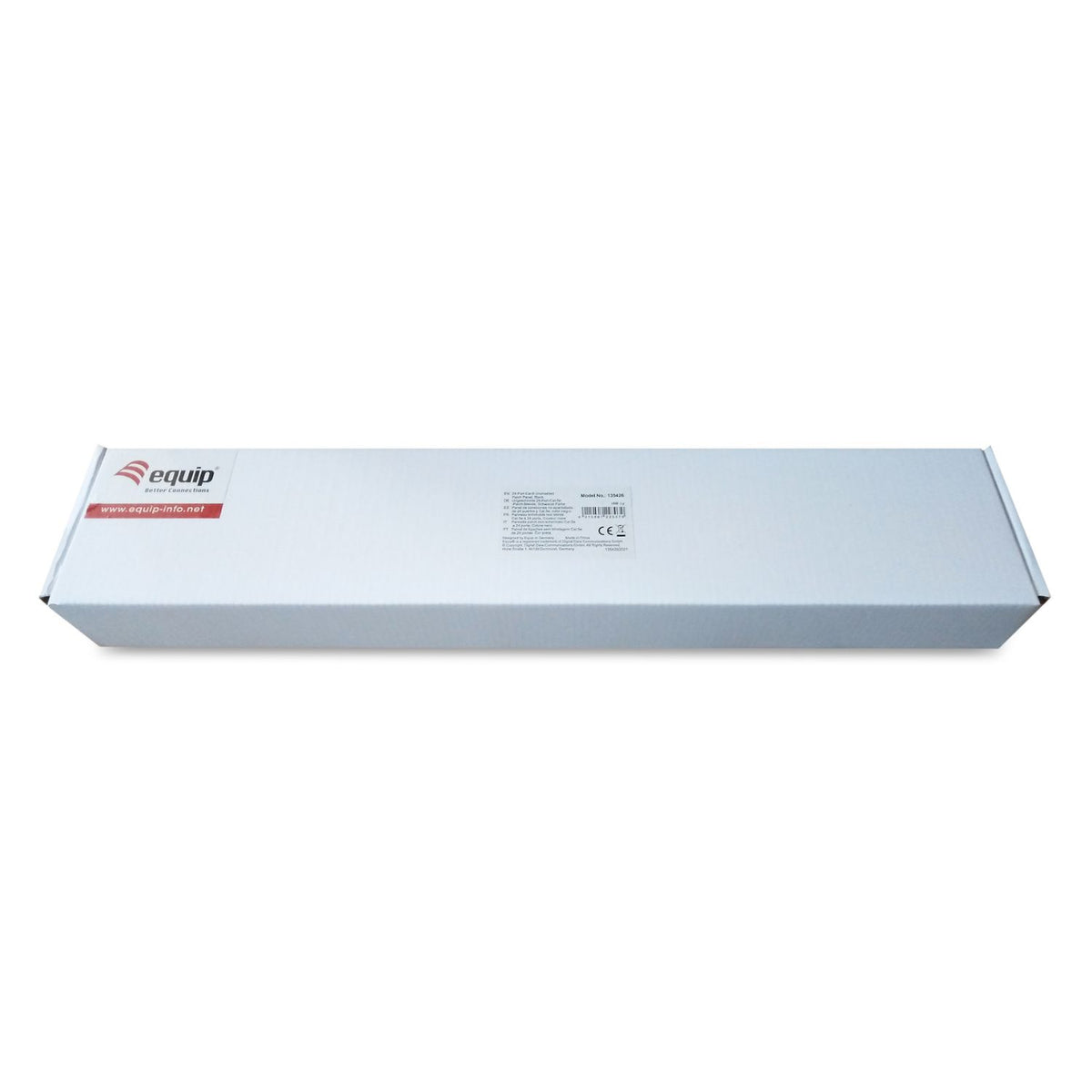 Patch Panel EQUIP 24p Cat.6 1U Negro (EQ135426)