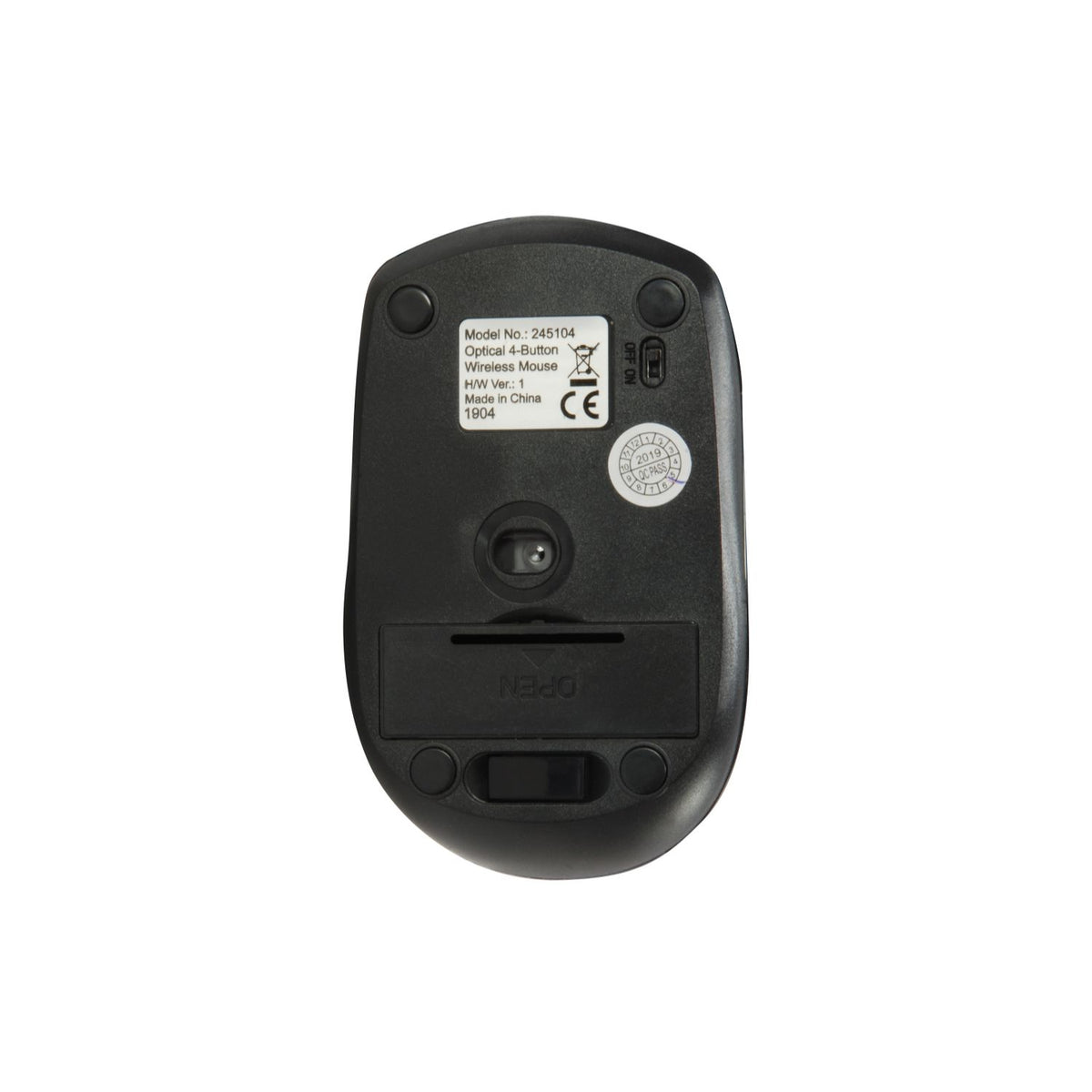 Ratón EQUIP Life Óptico RF 1600dpi Negro (EQ245104)
