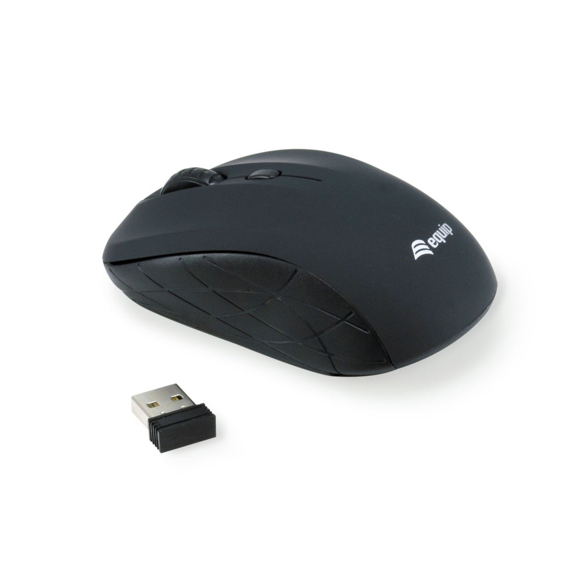 Ratón EQUIP Life Óptico RF 1600dpi Negro (EQ245108)
