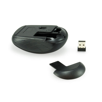 Ratón EQUIP Life Óptico RF 1600dpi Negro (EQ245108)