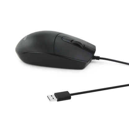 Ratón EQUIP Silent USB-A 1200dpi Negro (EQ245117)