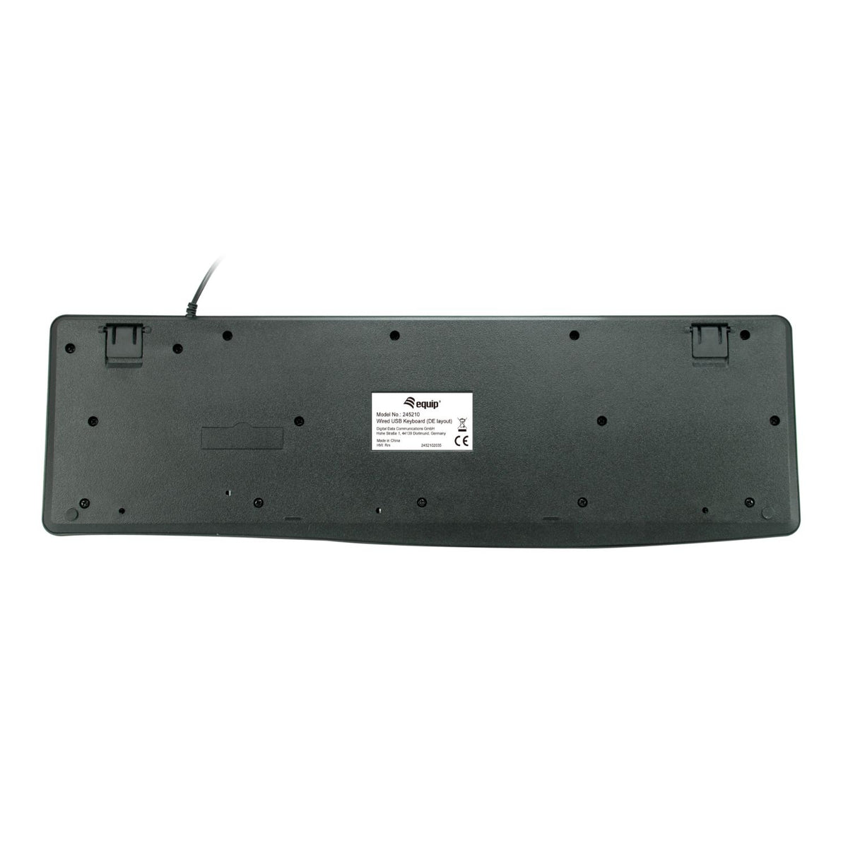 Teclado EQUIP 105 Teclas USB Negro (EQ245211)