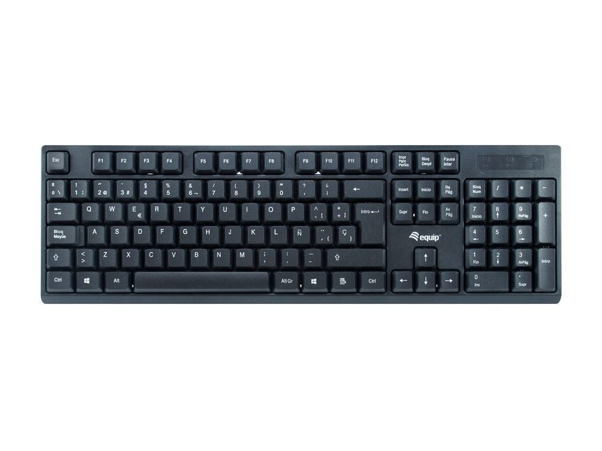 Teclado+Raton EQUIP Life RF Óptico Negro (EQ245221)