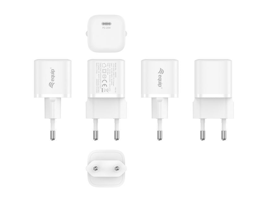 Cargador de Pared EQUIP USB-C 20W Pack 25 (EQ245530)