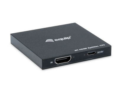 Splitter EQUIP 4K UHD 3D 2xHDMI Out Negro (EQ332715)