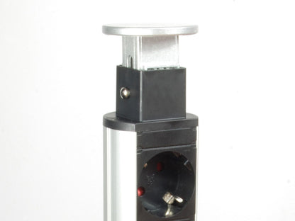 Regleta EQUIP 3 Tomas AC 2xUSB Negra/Plata (EQ333304)