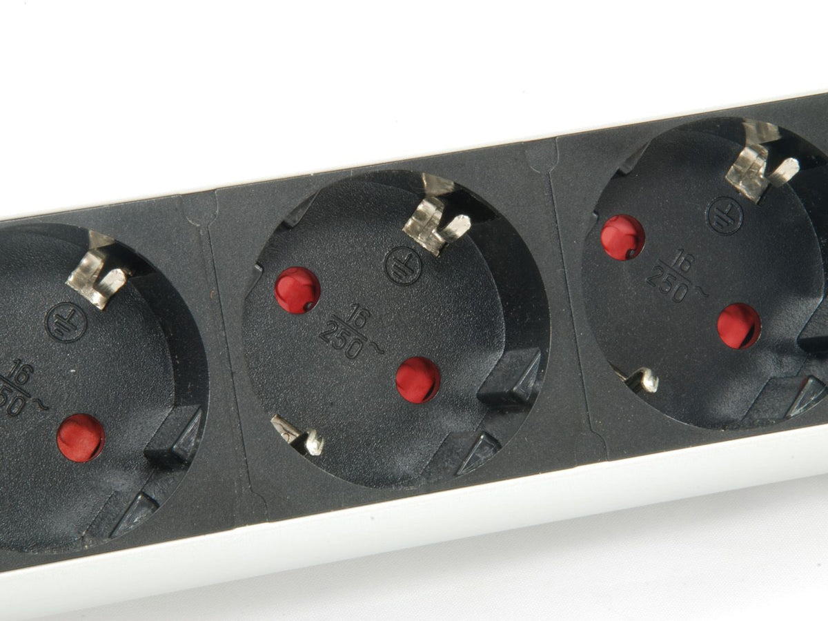 Regleta EQUIP 3 Tomas AC 2xUSB Negra/Plata (EQ333304)