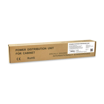 Regleta EQUIP 8 Tomas Interruptor 1U Negra (EQ333310)