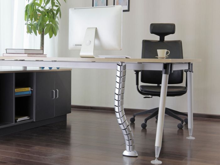 Organizador de Cables EQUIP Doble Canal Plata(EQ650862)
