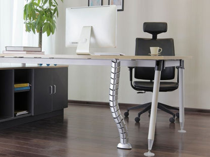 Organizador de Cables EQUIP Doble Canal Plata(EQ650862)
