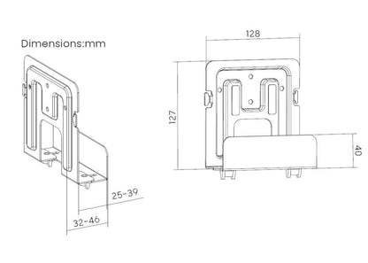 Soporte de Pared EQUIP para Mini PC/Router (EQ650896)