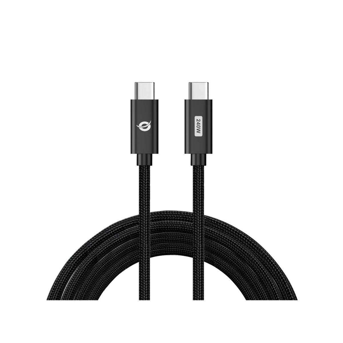 Cable CONCEPTRONIC USB-C M/M 240W 1.2m Negro(ETTA03B12)
