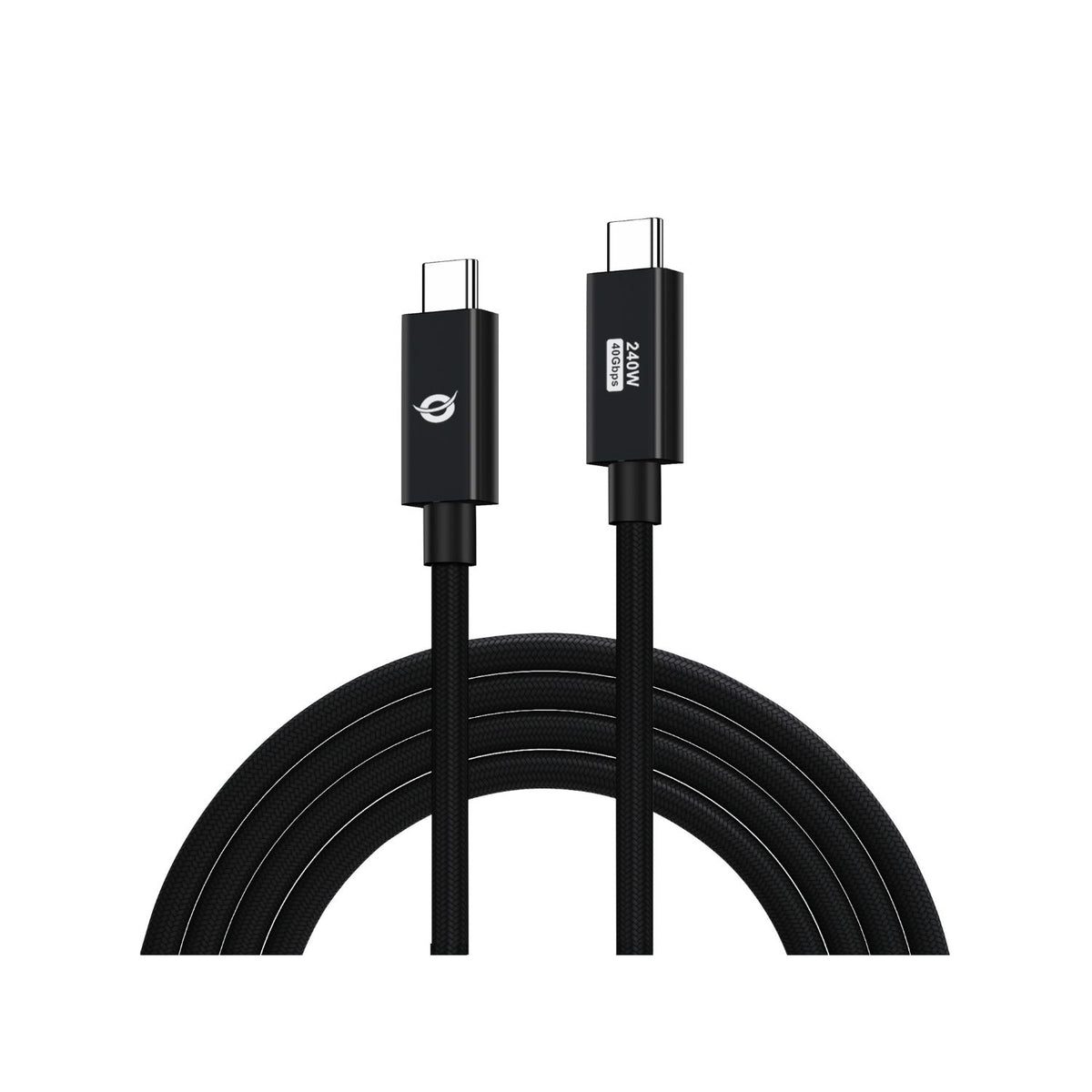 Cable CONCEPTRONIC USB-C M/M 240W 1.2m Negro(ETTA04B12)