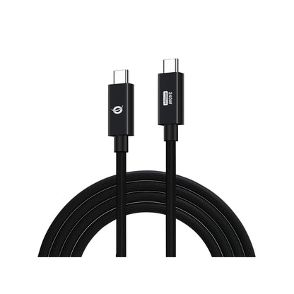 Cable CONCEPTRONIC USB-C M/M 240W 1.2m Negro(ETTA04B12)